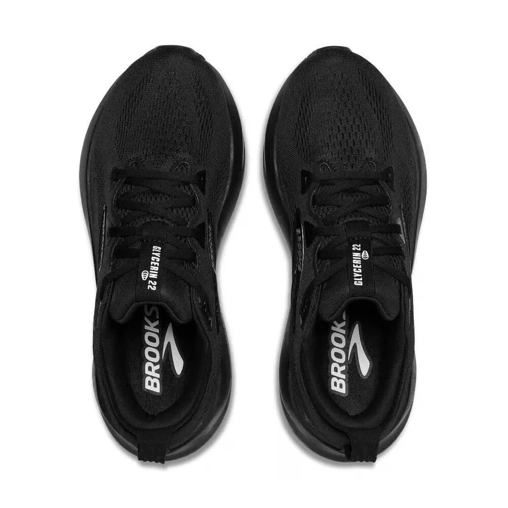 Brooks Glycerin 22 110445-1D-020 Sneakers Men's 12 Black Running Shoes LIQ1614